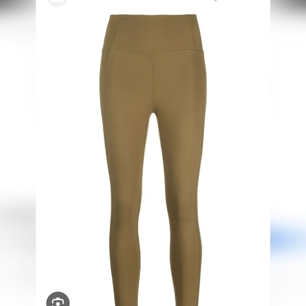 Girlfiend Collective Olive Color Leggings Size Large NWOT